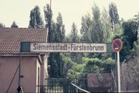 S-Bahnhof Siemensstadt-F&uuml;rstenbrunn, Datum: 24.07.1985, ArchivNr. 38.63